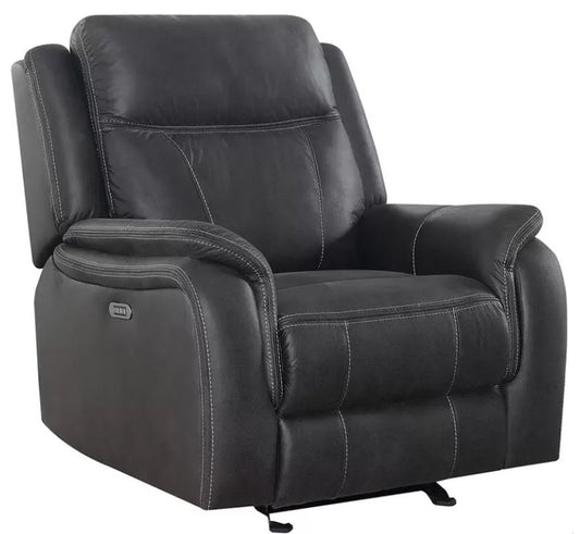 MorriSofa Parkwright Fabric Power Glider Recliner
