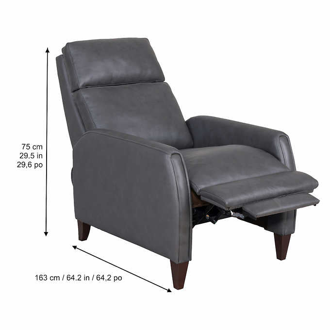 Decklyn Leather Pushback Recliner