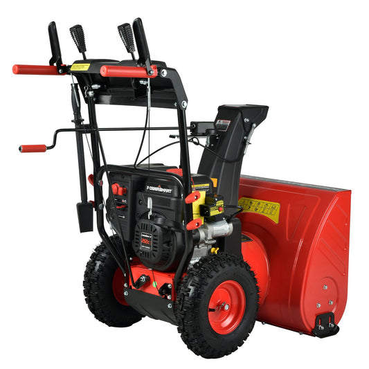 PowerSmart PSSW24 24 in. 212cc 2-Stage Electric Start Gas Snow Blower