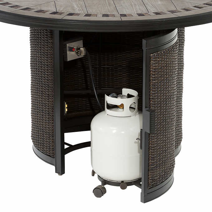 Agio Conway 7-piece Fire High Dining Set