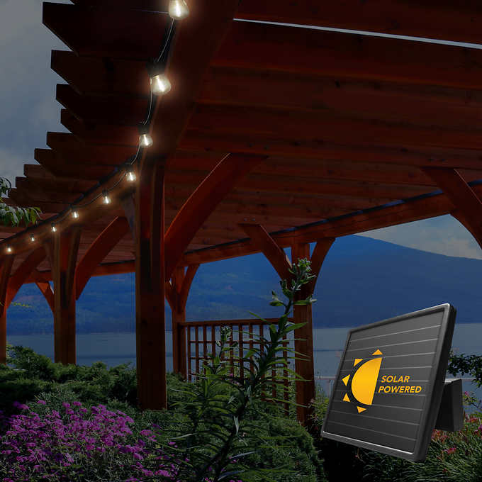 Sunforce 35' Solar String Lights with Remote Control 1600334