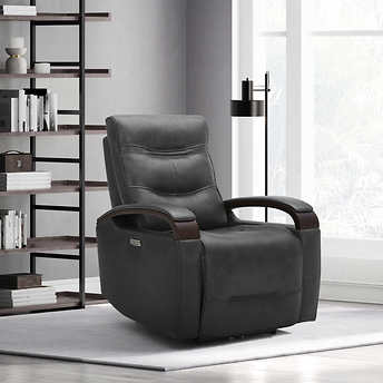 Canmore Leather Power Recliner With Power Headrest