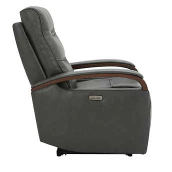 Canmore Leather Power Recliner With Power Headrest
