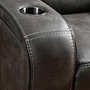 Matteus Fabric Power Reclining Sofa with Drop Down Table