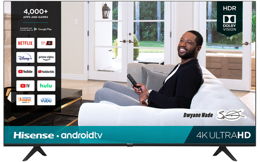 55" 4K UHD HISENSE ANDROID SMART TV