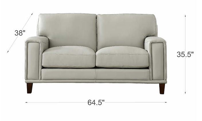 Jensen 2-piece Leather Set - Sofa, Loveseat