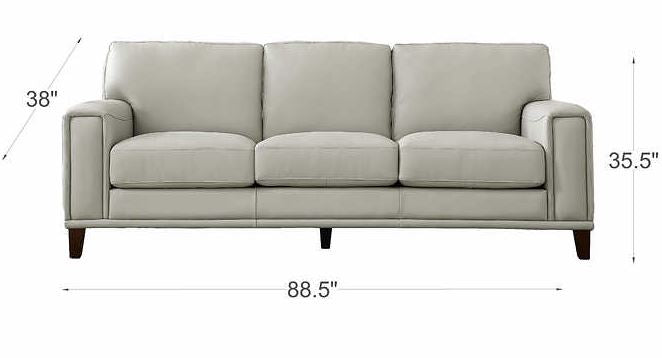 Jensen 2-piece Leather Set - Sofa, Loveseat