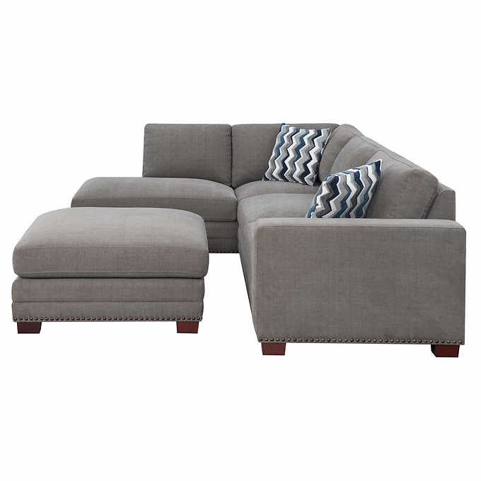 Penelope Fabric Sectional with Ottoman