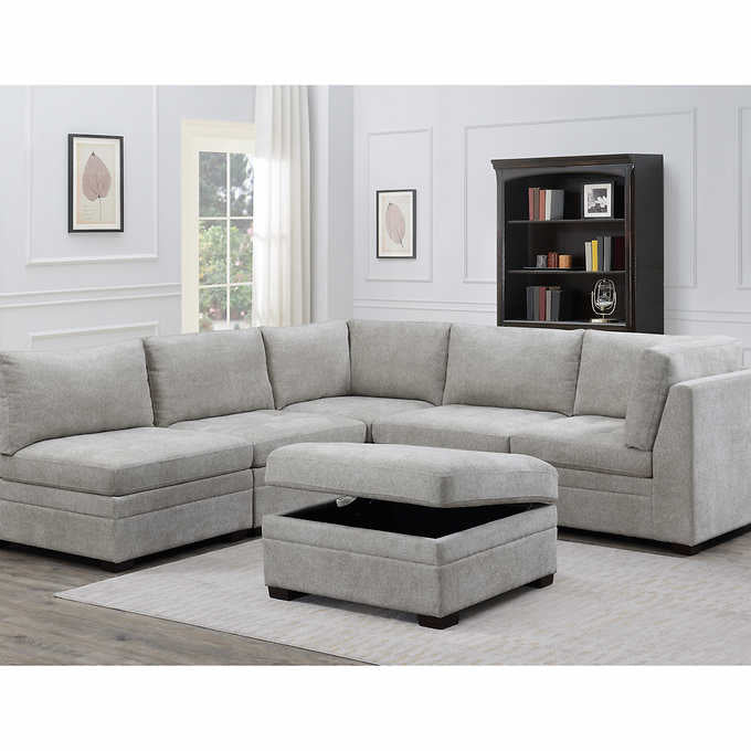 Tisdale 6-piece Modular Fabric Sectional