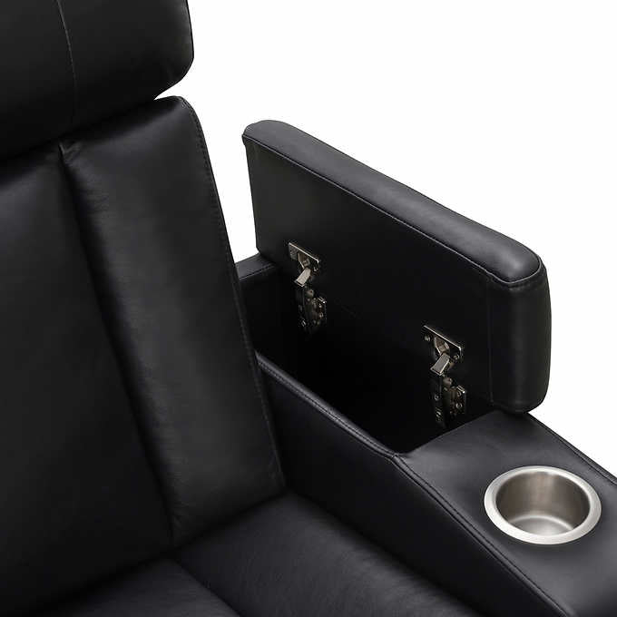 Zayne Leather Power Theater Recliner with Power Headrest