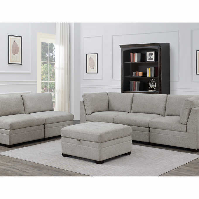 Tisdale 6-piece Modular Fabric Sectional