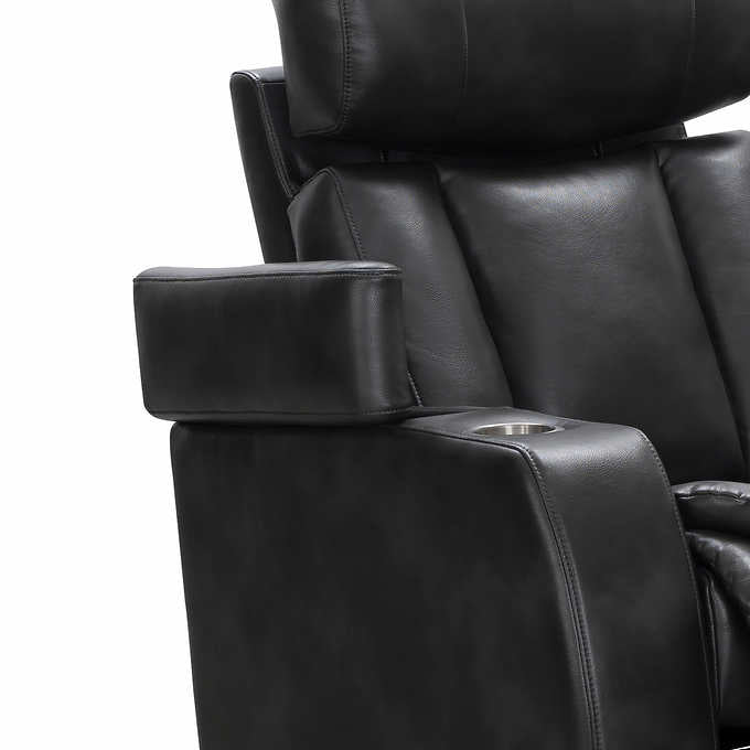 Zayne Leather Power Theater Recliner with Power Headrest
