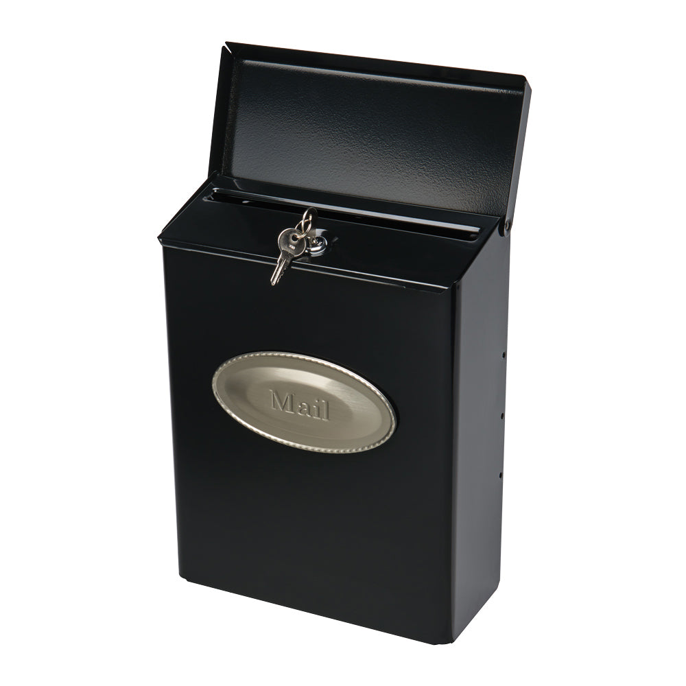DESIGNER LOCKING WALL MOUNT MAILBOX