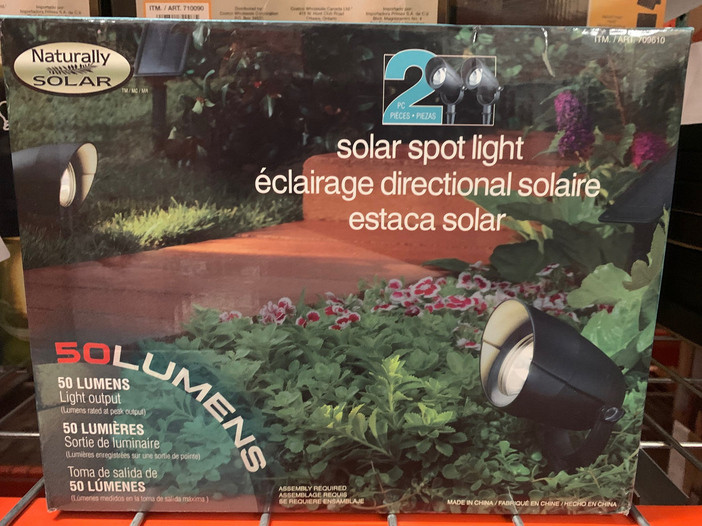 SOLAR SPOTLIGHTS 2 PK