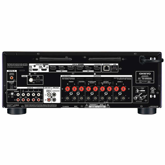Onkyo TX-NR6050 7.2-Channel AV Receiver
