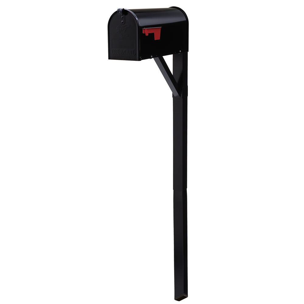 STEEL DRIVE-IN MAILBOX POST